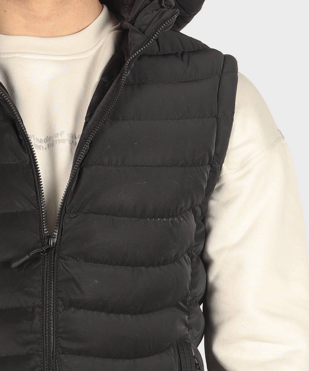 پافر مشکی مردانه کلاه دار 2015