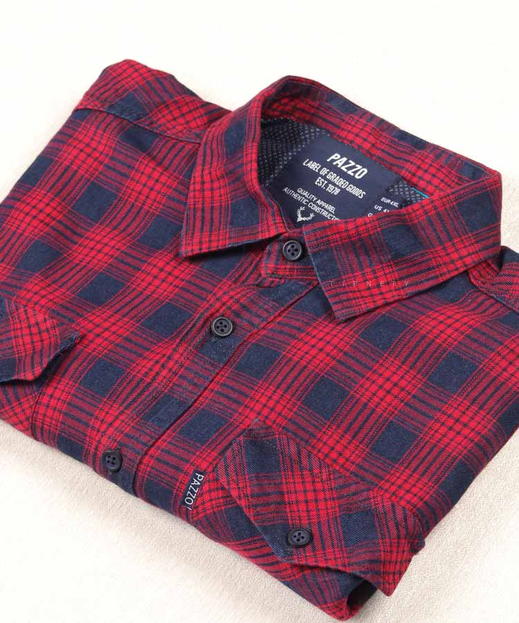                     قرمز پیراهن سایز بزرگ 5719  - تصویر 3