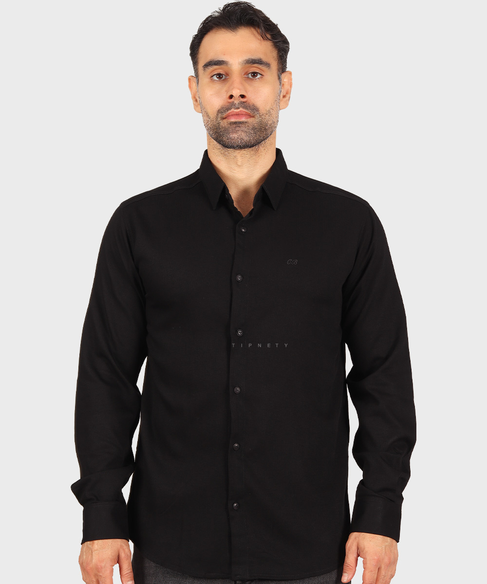                                                                                 مشکی طوسی روشن سورمه ای لجنی نفتی نسکافه ای فیروزه ای پیراهن آستین بلند فیت 0367  - تصویر 3