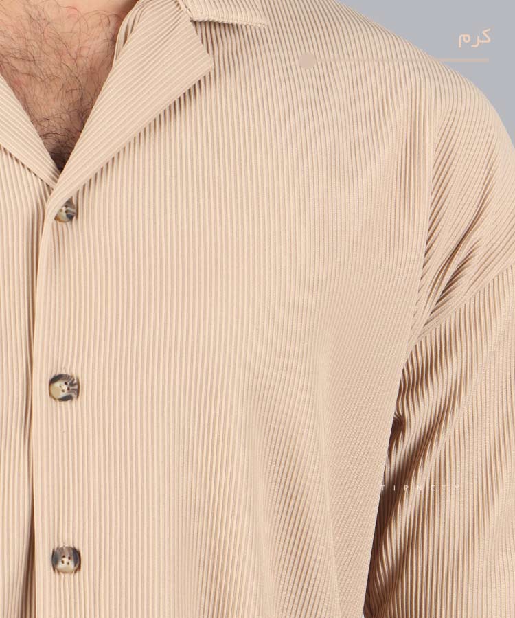                                                                                                                         مشکی کرم کله غازی سفید پیراهن یقه انگلیسی 1338  - تصویر 9