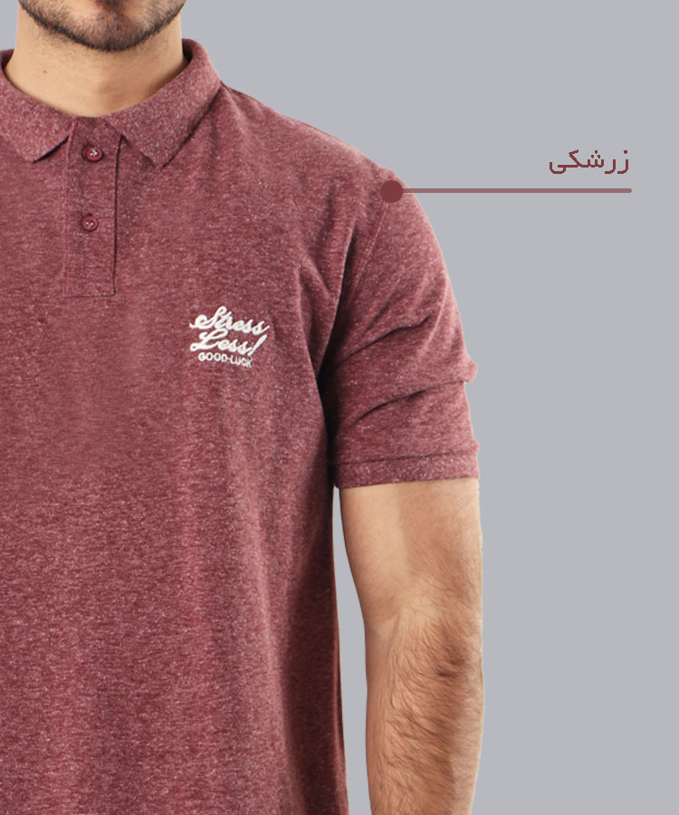                                                                                                                                                                                                                                                                                         سورمه ای لجنی نارنجی آبی فیروزه ای دودی سبز بنفش زرشکی تیشرت یقه دار 1250  - تصویر 10