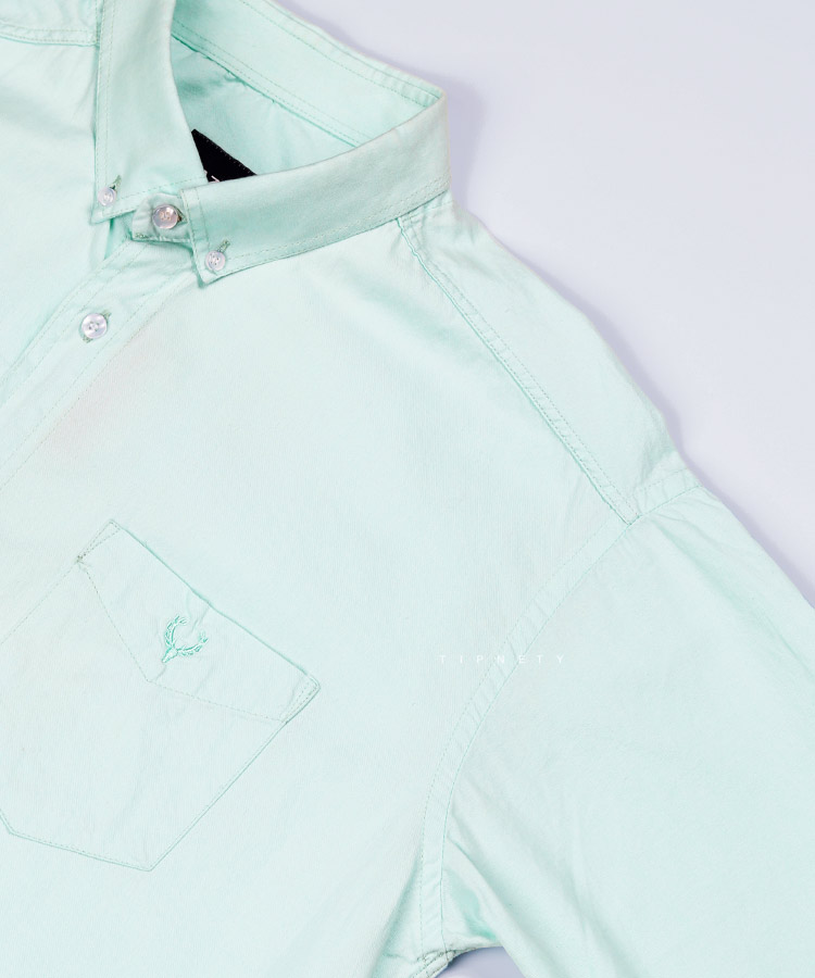 پیراهن آستین کوتاه مردانه ساده مجلسی 0731