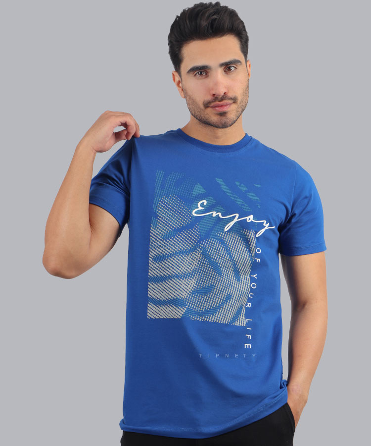                                                                                                                                                                                       آبی کرم لجنی سفید مشکی طوسی تیشرت چاپی 1621  - تصویر 7