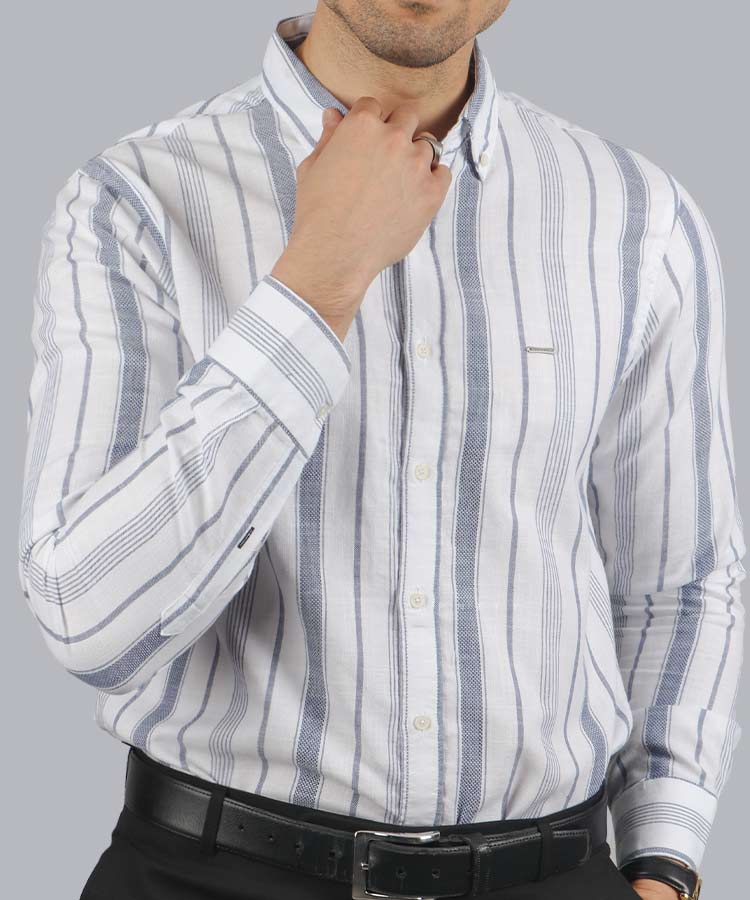                             نفتی پیراهن آستین بلند فیت 1236  - تصویر 3