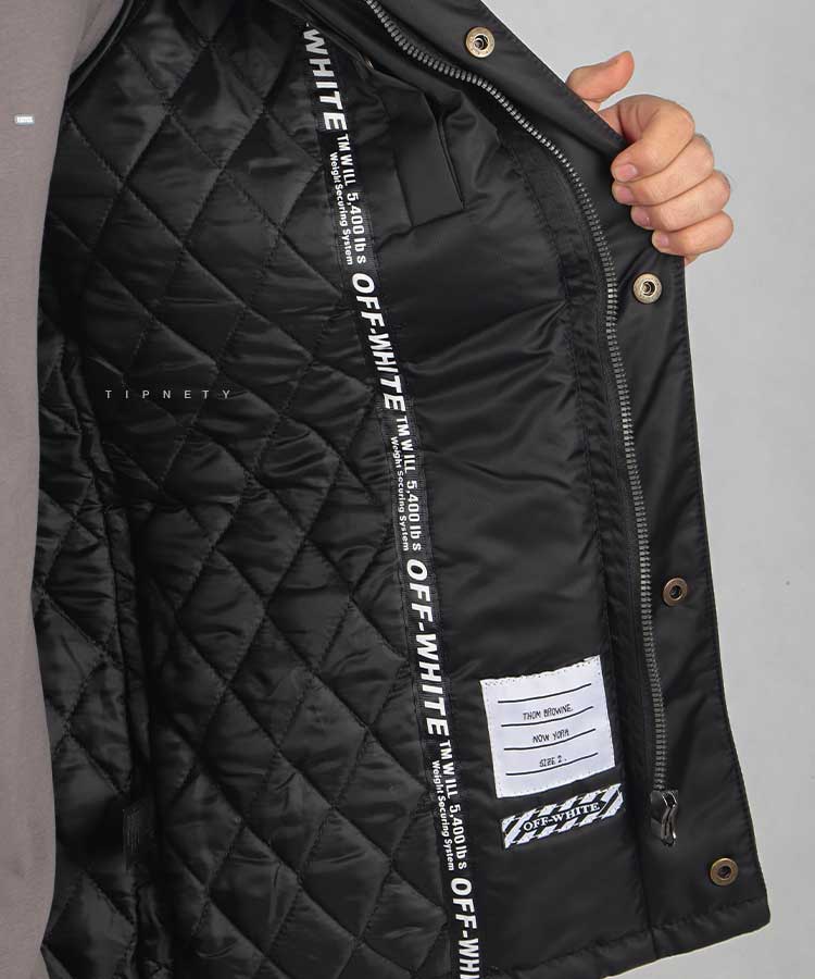                                                                                                                                                                 سبز مشکی سورمه ای زمستانه کاپشن 6601  - تصویر 5