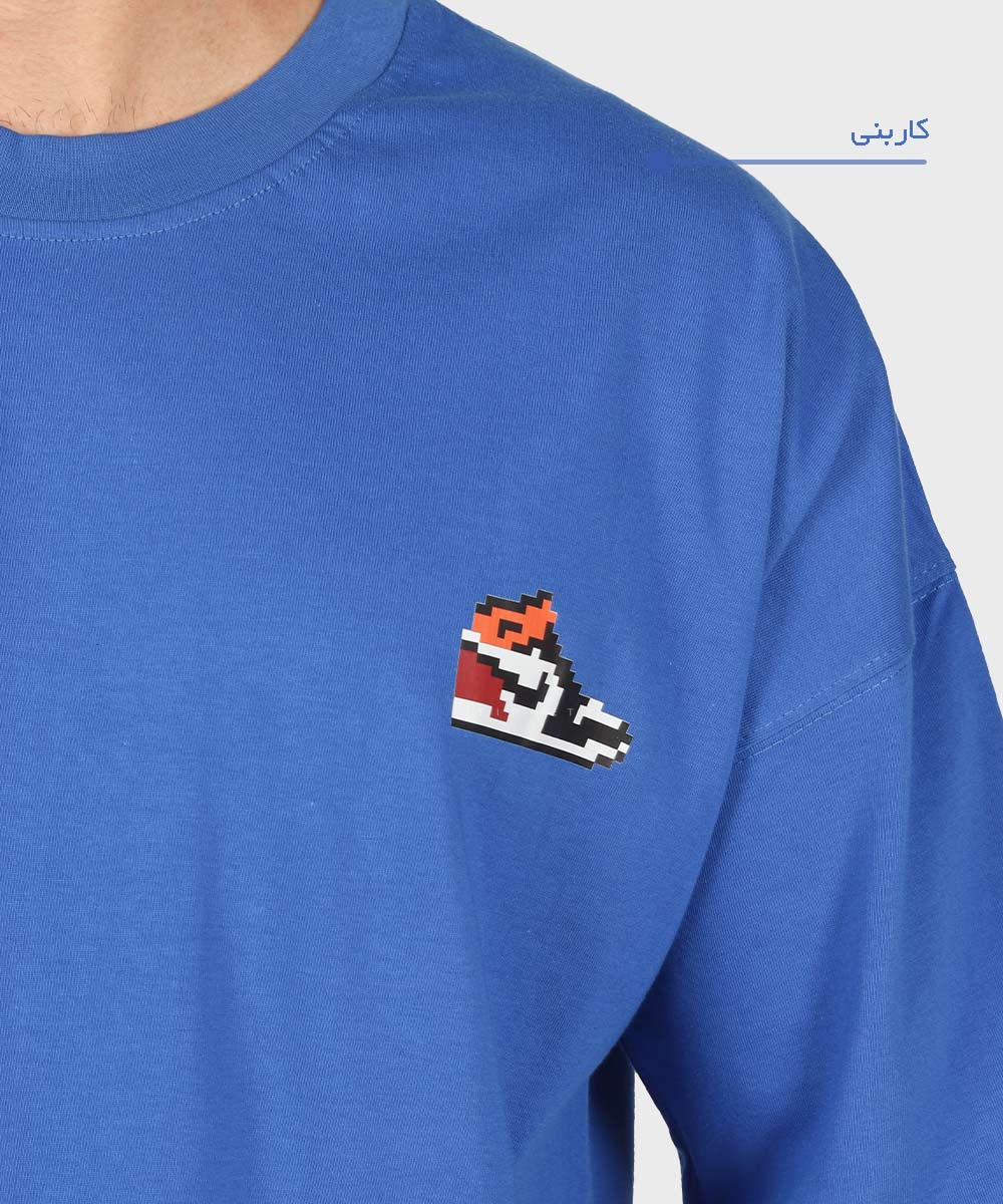 صورتی آبی روشن خاکی سفید تیشرت لش 6210  - تصویر 6