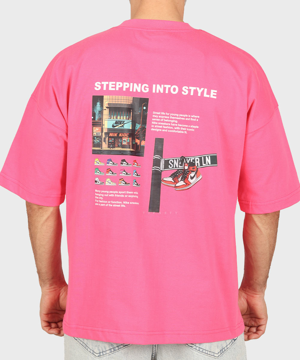 صورتی آبی روشن خاکی سفید تیشرت لش 6210  - تصویر 13