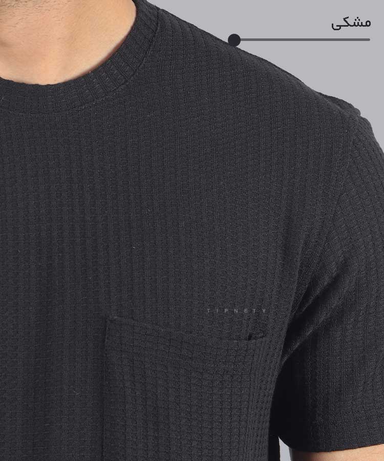                                                                         کرم مشکی سفید تیشرت لش 2247  - تصویر 6