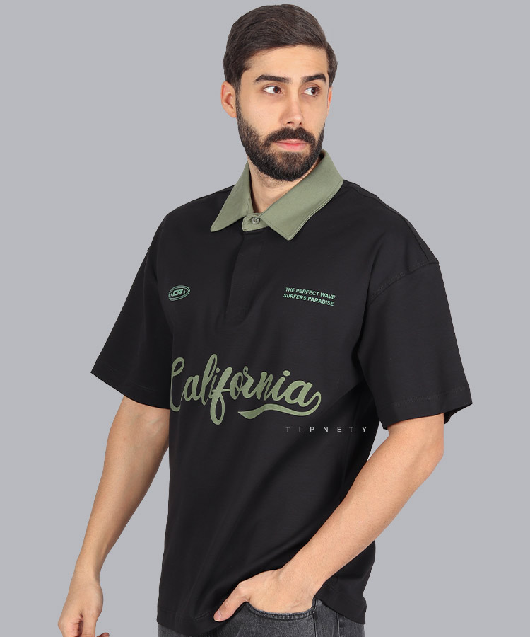                                                                                           صدری مشکی تیشرت یقه دار 1440  - تصویر 3