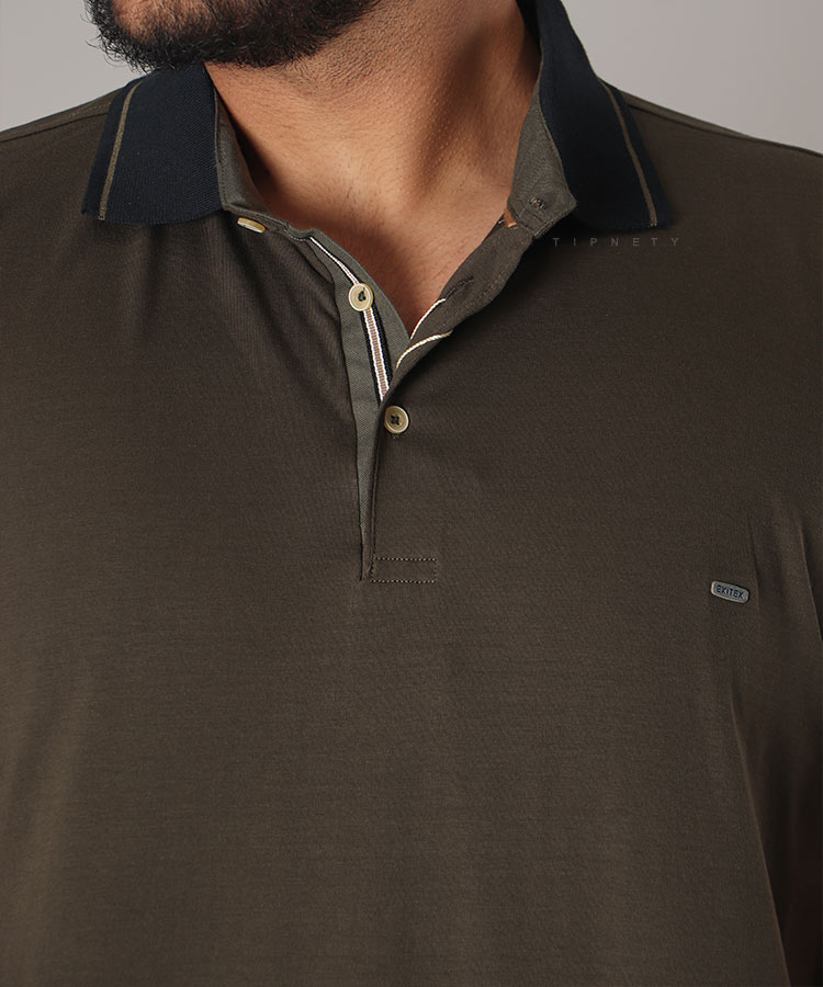                             لجنی تیشرت یقه دار 8113  - تصویر 3