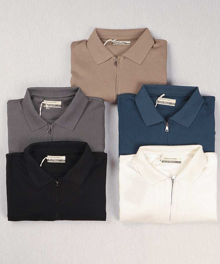                                                                       مشکی دودی شیری صدری سورمه ای خاکی تیشرت یقه دار 4036  - تصویر 13