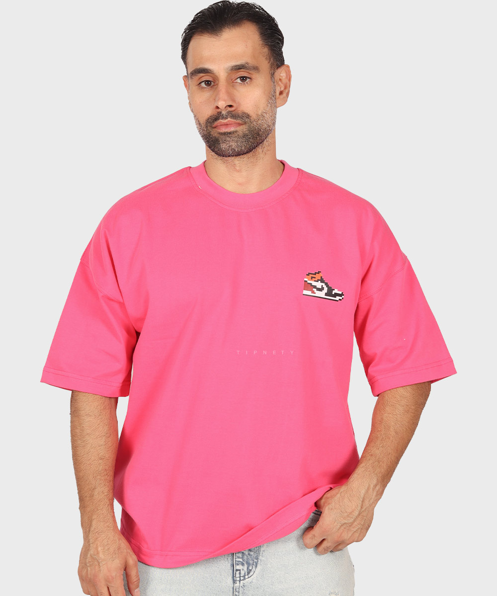 صورتی آبی روشن خاکی سفید تیشرت لش 6210  - تصویر 17