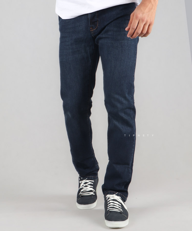                 سورمه ای   شلوار جین اسلیم 2071  - تصویر 5