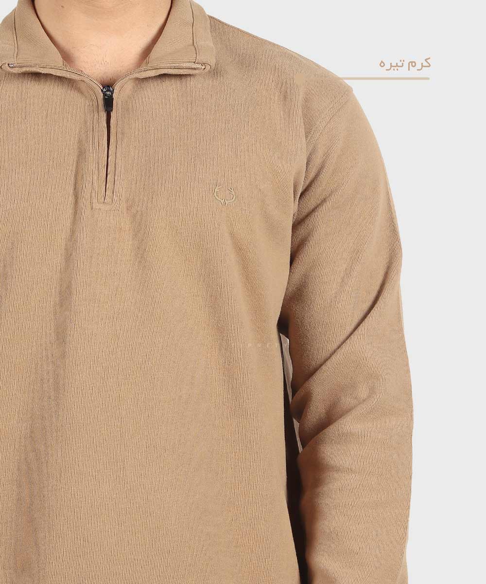   تیره               تیره صدری سبز لجنی سفید کرم پاییزه پلیور 0642  - تصویر 8