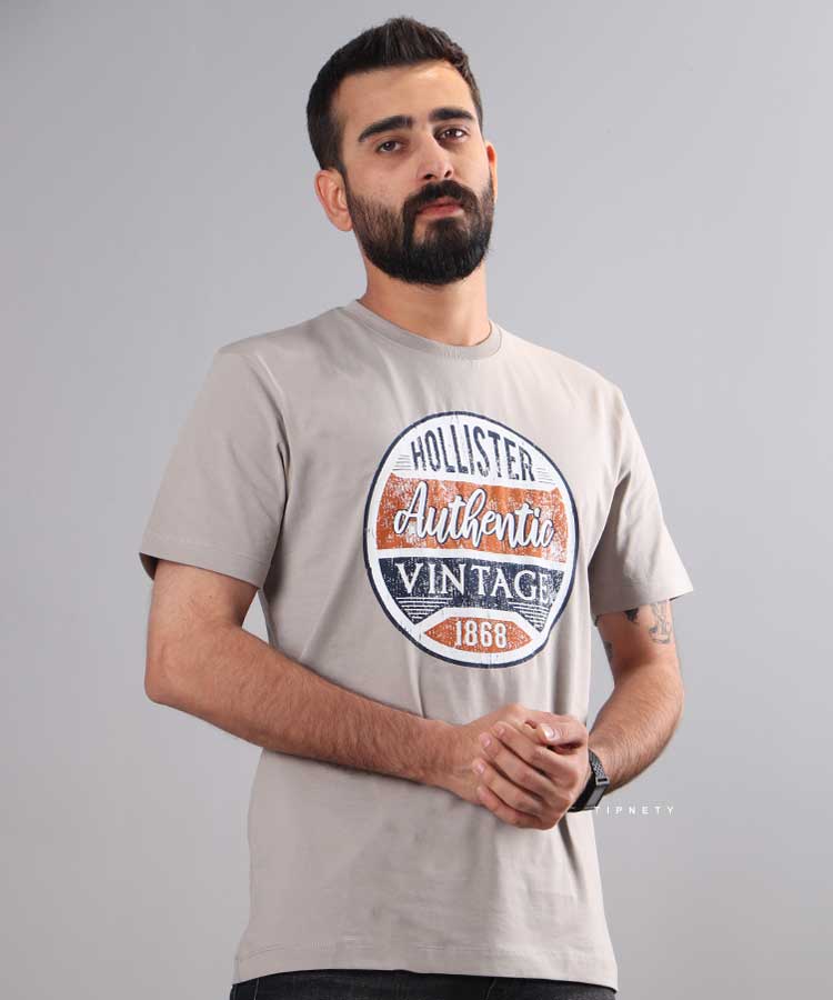تیشرت طرح دار مردانه وینتیج 1180