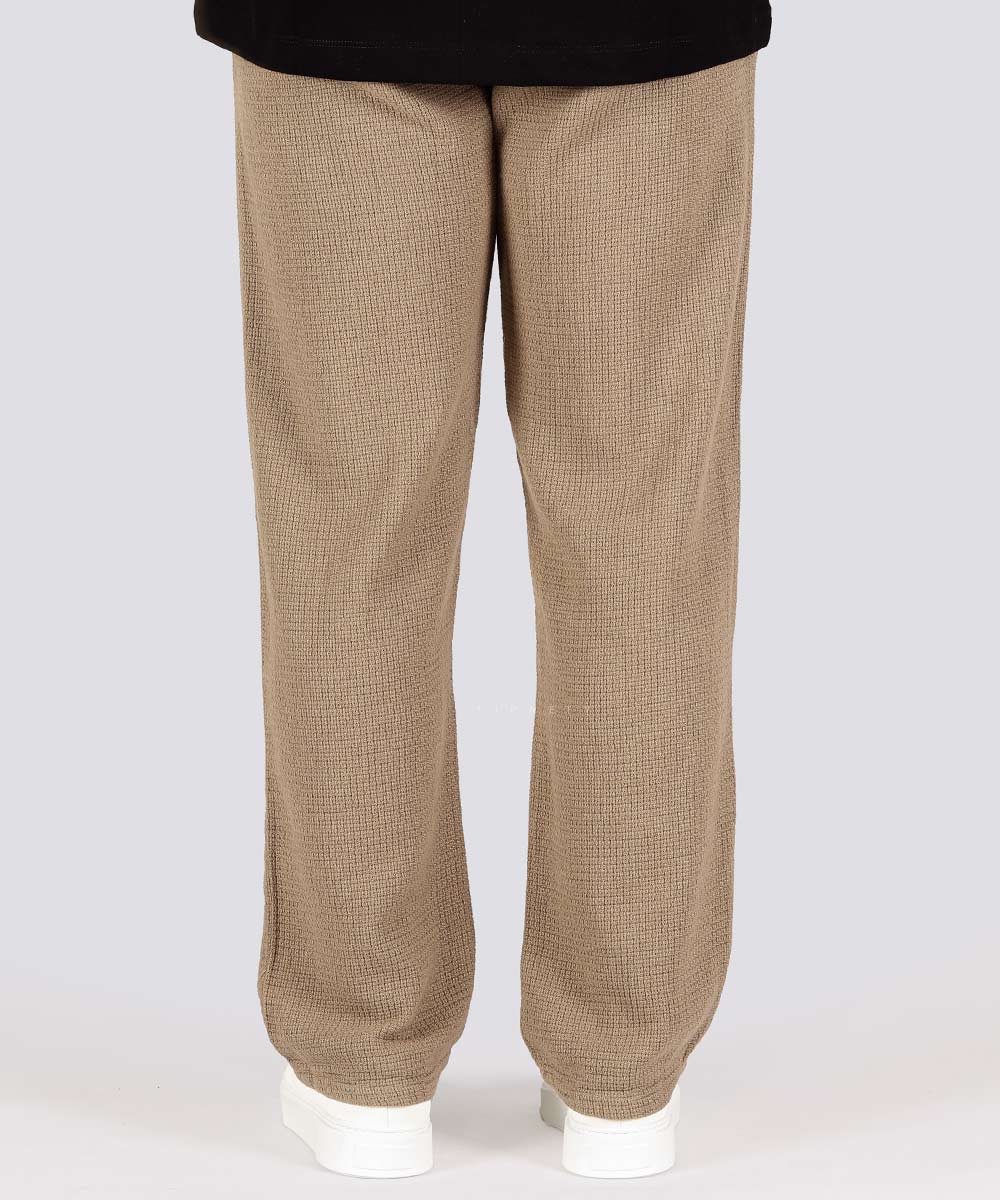     کرم تیره شلوار پارچه ای بگ استایل 1020  - تصویر 5