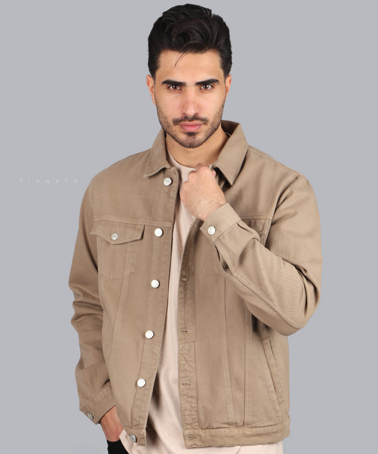                                                                                                                                                                                                                                                                                                                                                                                                                                                                                                                                                     فرمی استخوانی زیتونی مشکی کرم قهوه ای آجری   زمستانه کت کتان 5229  - تصویر 5