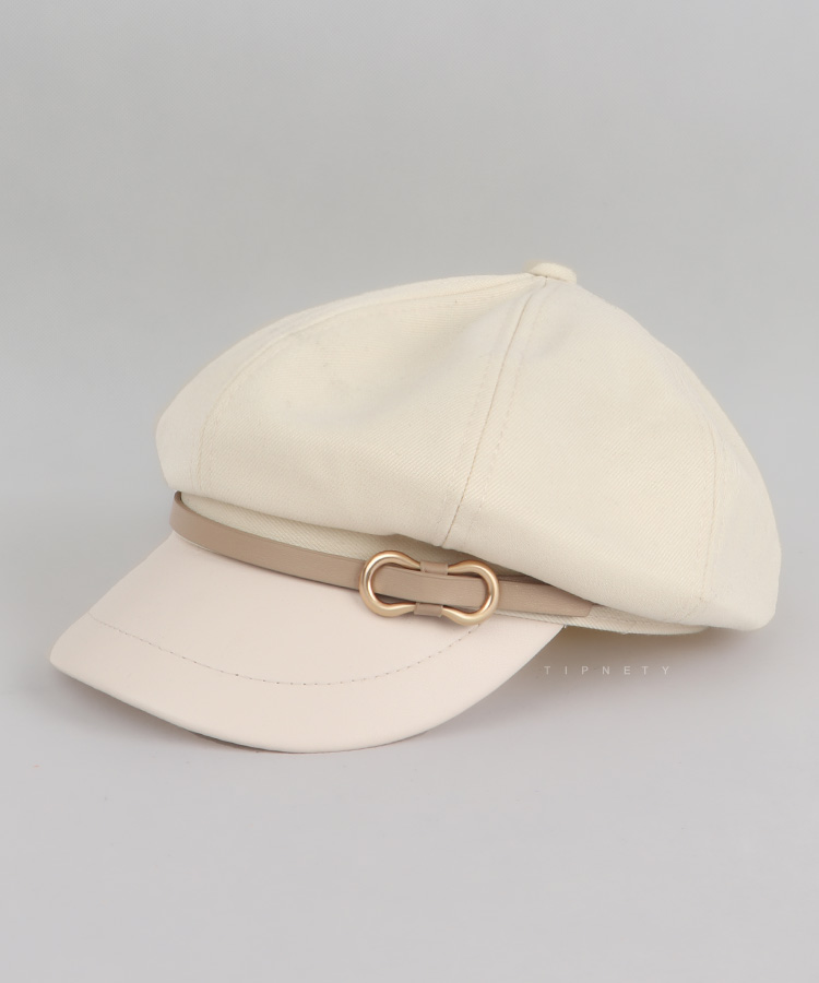 کلاه بیکر کپ ساده و زنجیر دار 6270