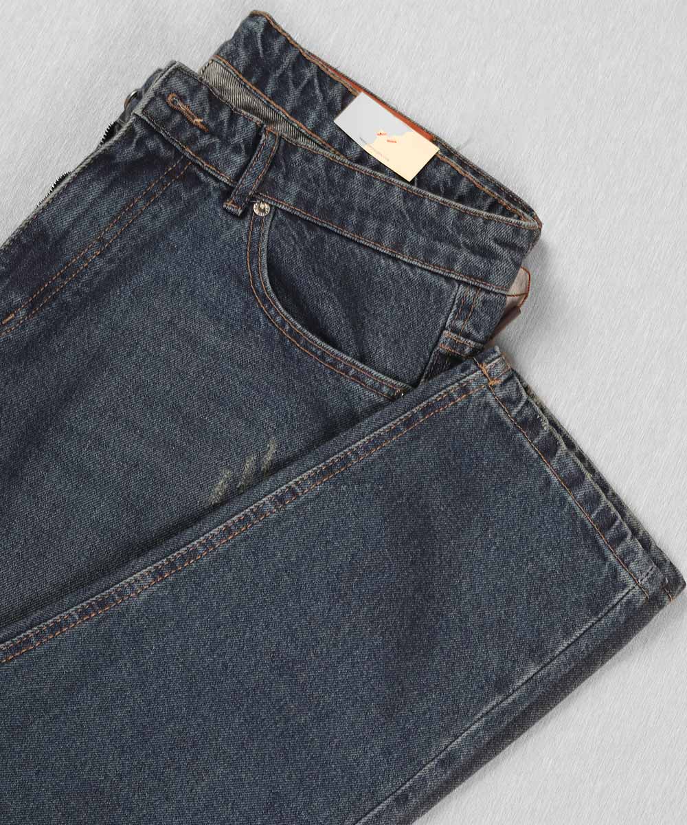 شلوار جین مام فیت مردانه زخمی 0331