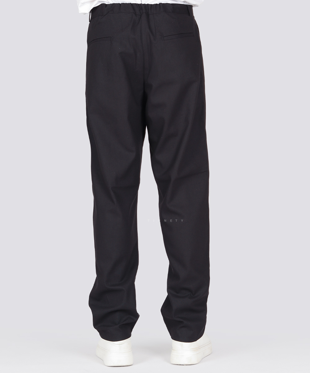                 مشکی شلوار پارچه ای لینن 4930  - تصویر 4