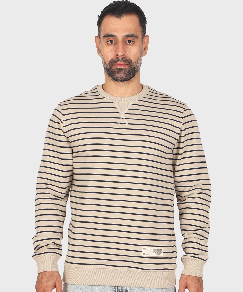                                     ملانژ آبی قهوه ای کرم سبز پاییزه پلیور 1532  - تصویر 3