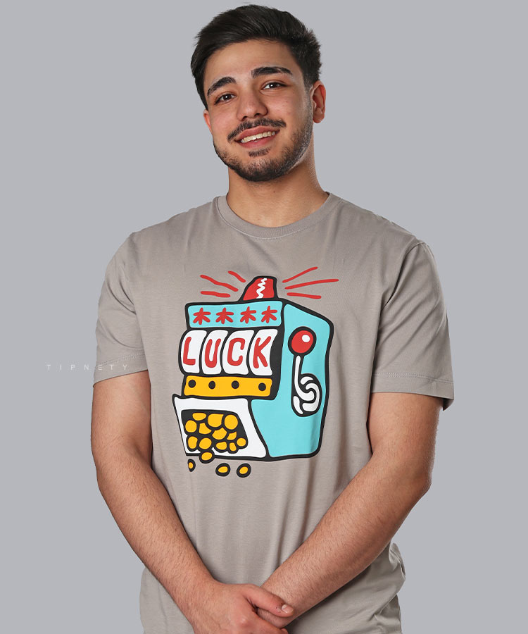 تیشرت طرح دار مردانه 1102