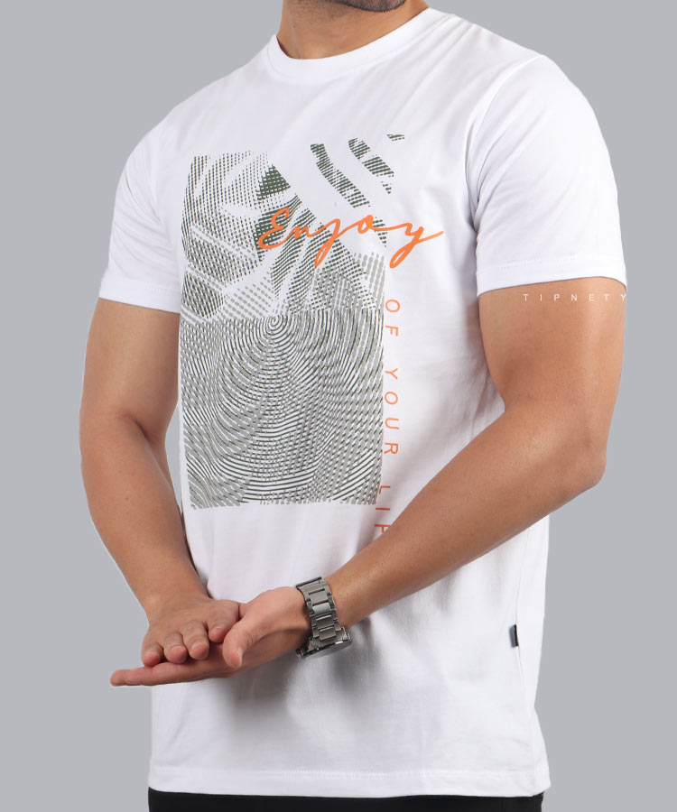 تیشرت طرح دار مردانه 1621