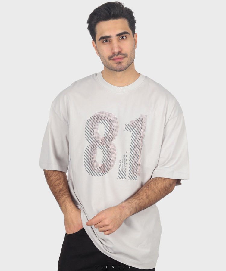                                                         سورمه ای قهوه ای دودی مشکی سفید استخوانی تیشرت لش 1617  - تصویر 5