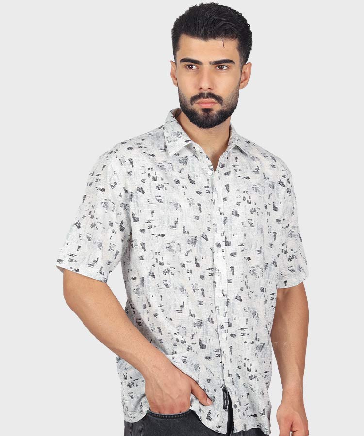                     طوسی صدری آبی کرم پیراهن لش 2661  - تصویر 3