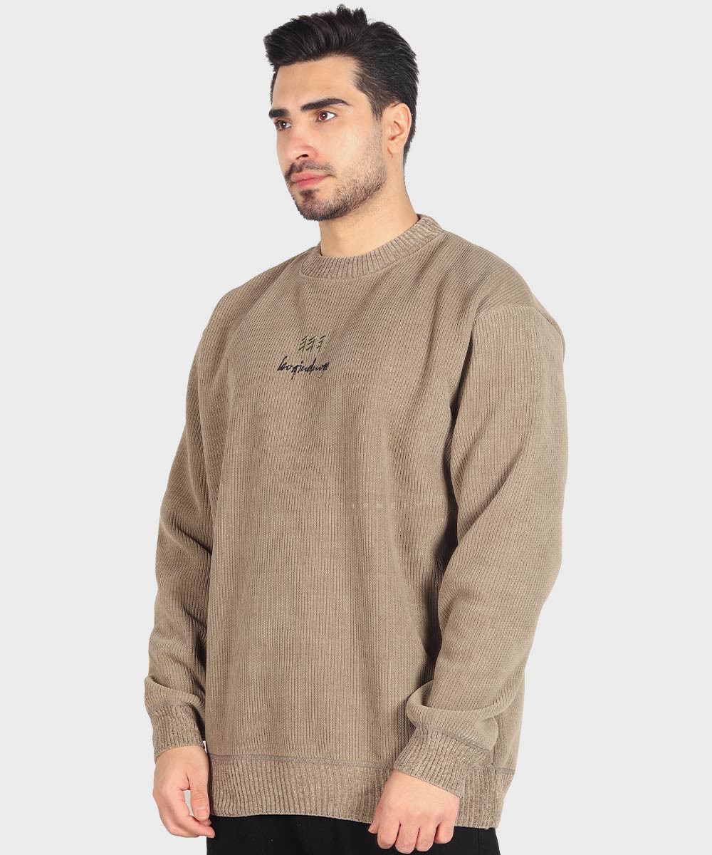 مشکی عسلی شیری خاکی پاییزه پلیور 7191  - تصویر 6