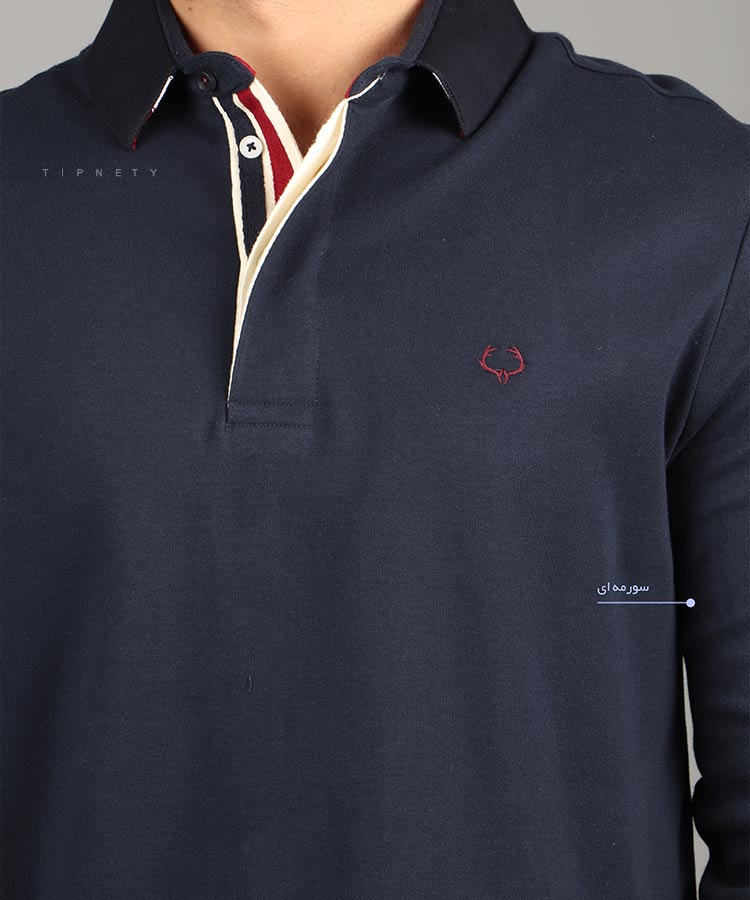                                                                                                                                                                                                 فرمی خاکی مشکی دودی سورمه ای پاییزه تیشرت 0457  - تصویر 7