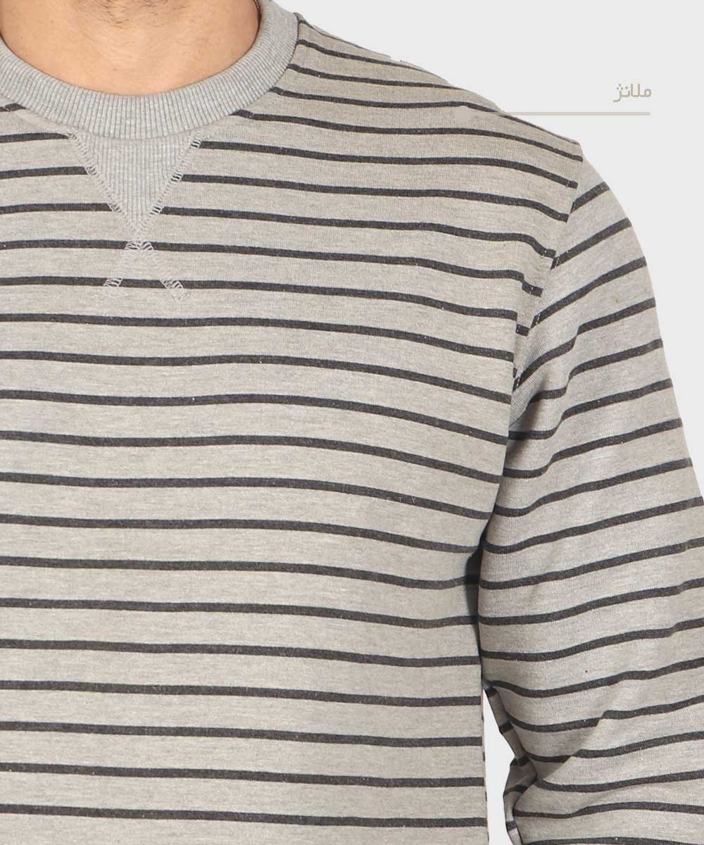                                     ملانژ آبی قهوه ای کرم سبز پاییزه پلیور 1532  - تصویر 11