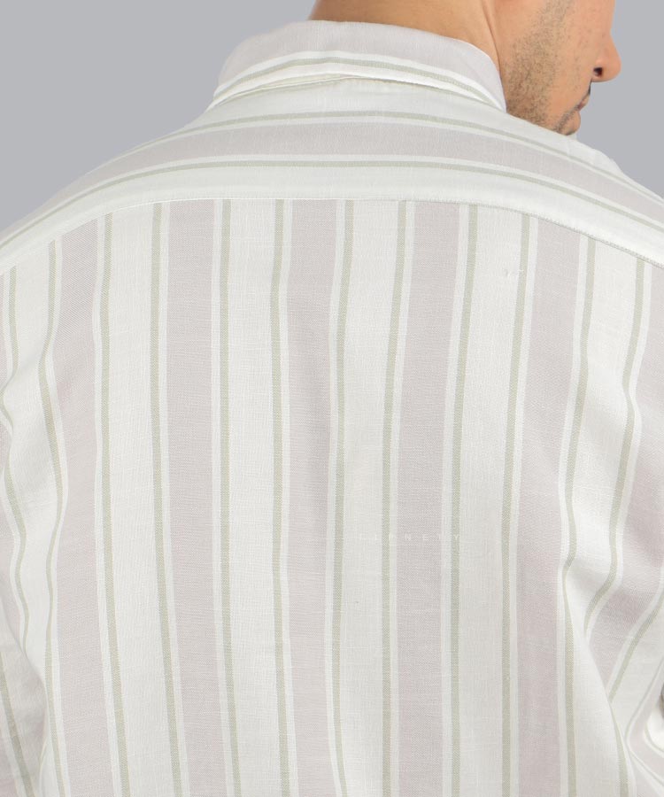                                 طوسی پیراهن آستین بلند فیت 1127  - تصویر 3