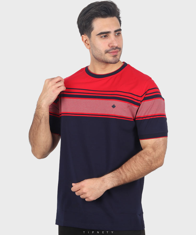                                                                       سفید قرمز سبز کرم تیشرت چاپی 7808  - تصویر 4