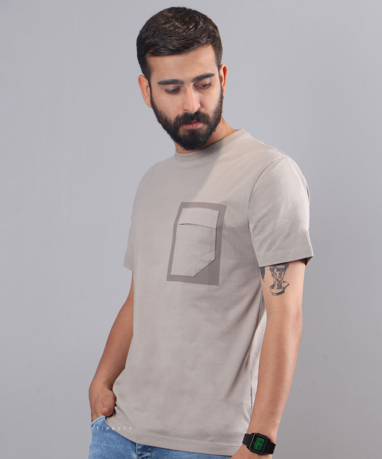 تیشرت طرح دار مردانه 1075