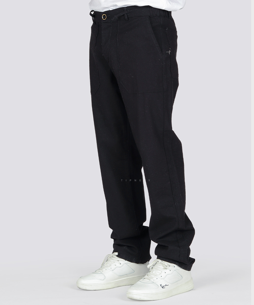                                           مشکی طوسی روشن شیری کرم صدری خاکی شلوار پارچه ای لینن 0260  - تصویر 12