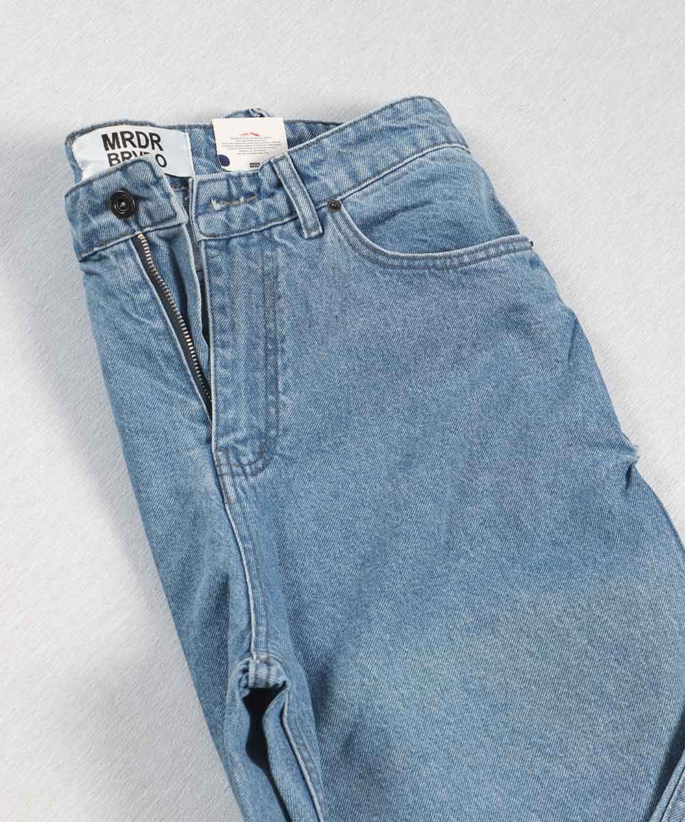     آبی شلوار جین بگ استایل 0117  - تصویر 4