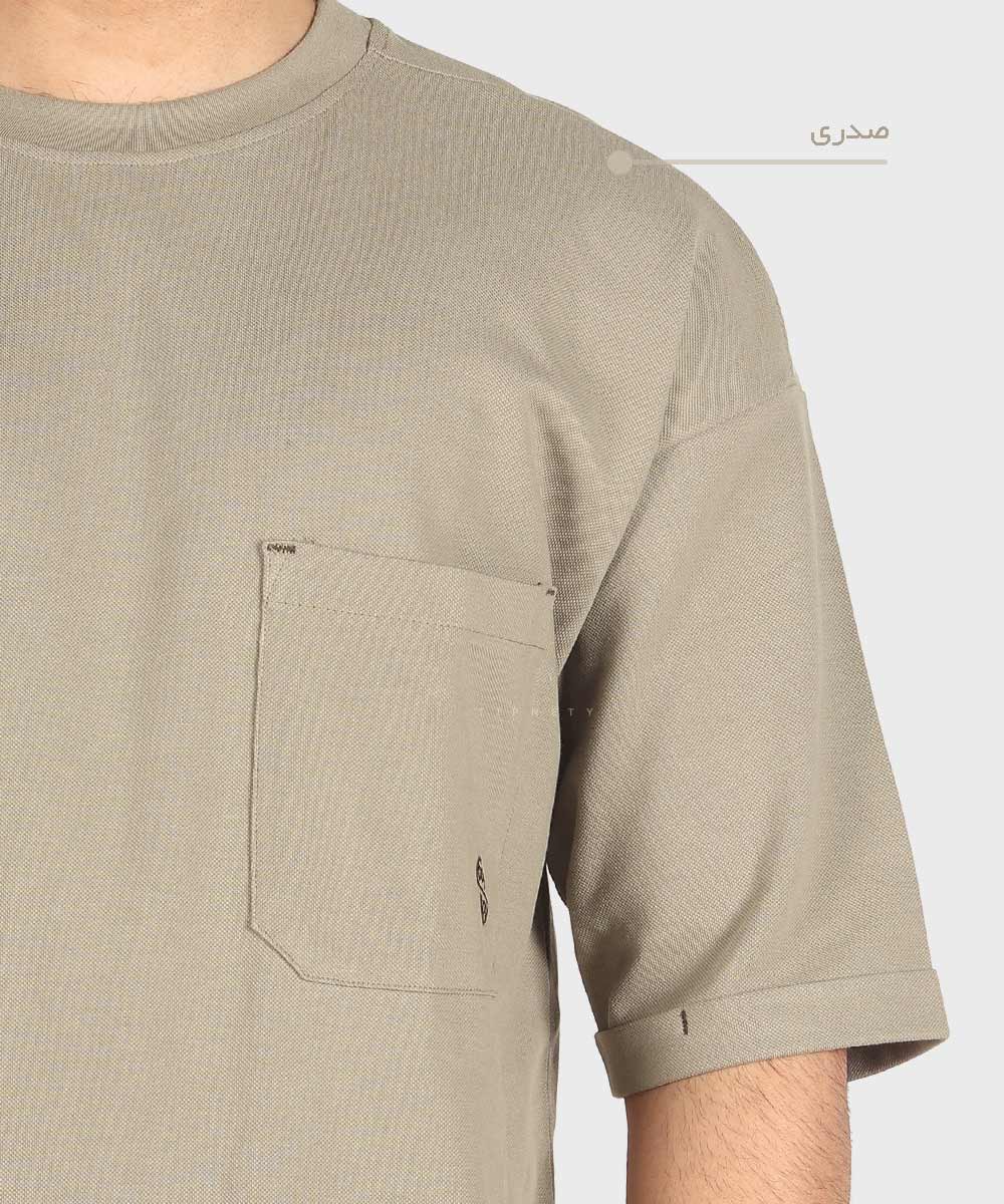               شارپ   روشن     دودی سبز خردلی کرم کاربنی صدری سبز شارپ کرم روشن مشکی تیشرت لش 1721  - تصویر 15