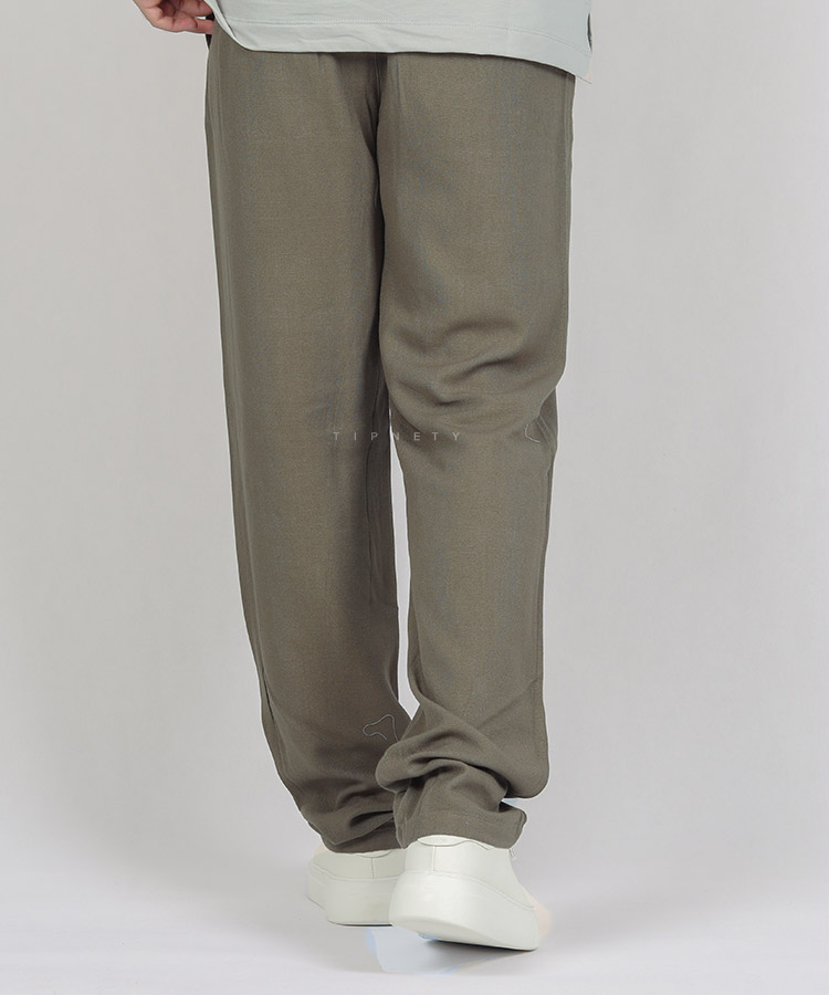                               سبز صدری شلوار پارچه ای لینن 0387  - تصویر 4