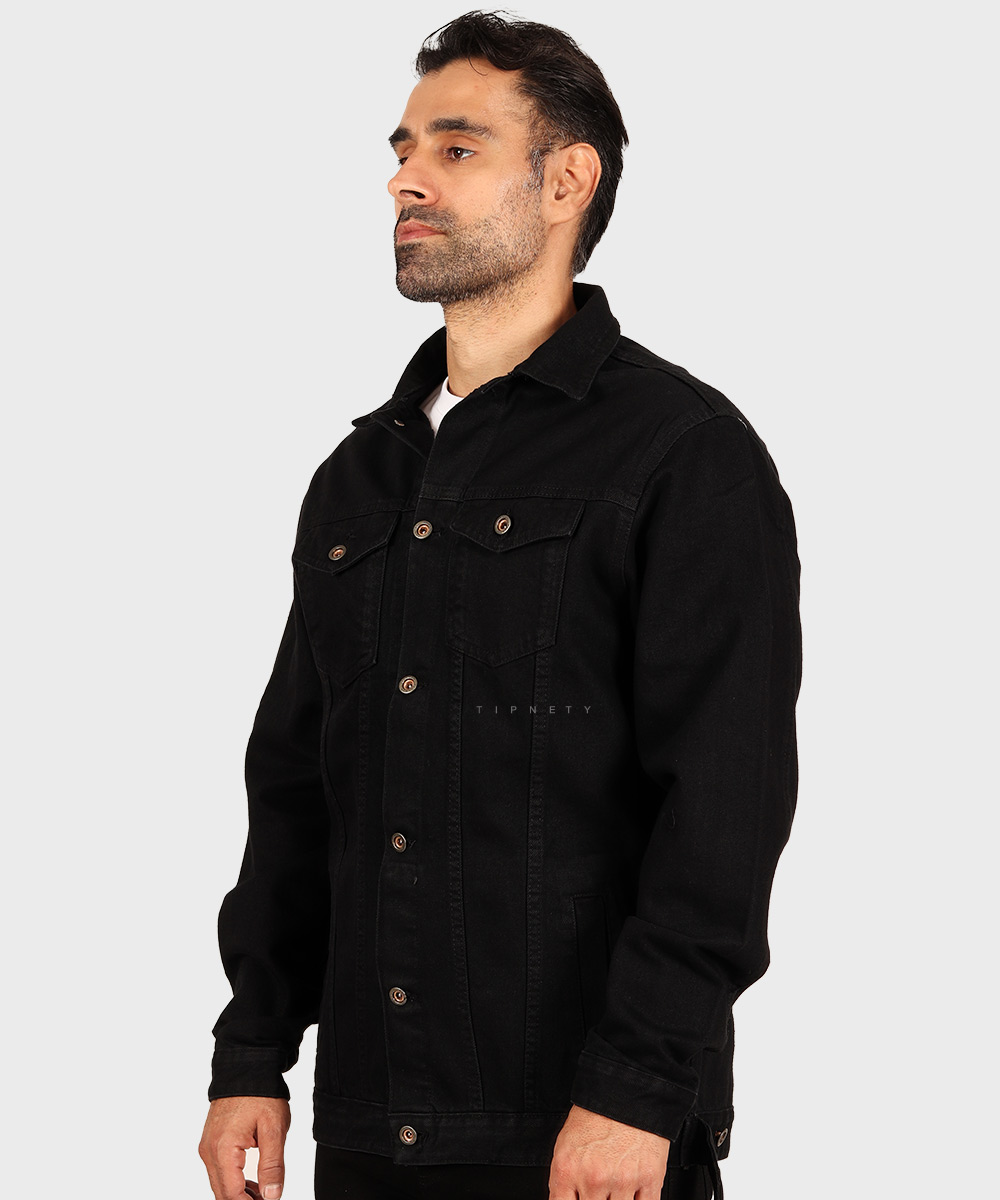         مشکی زمستانه کت جین 0261  - تصویر 4