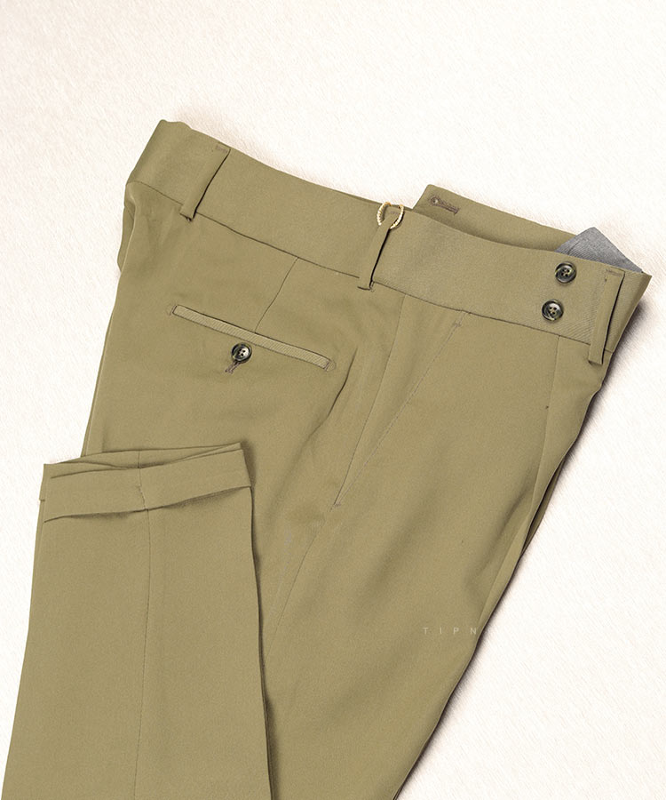                                                                                                             سبز پسته ای شکلاتی استخوانی مشکی شلوار پارچه ای مام استایل 3937  - تصویر 9