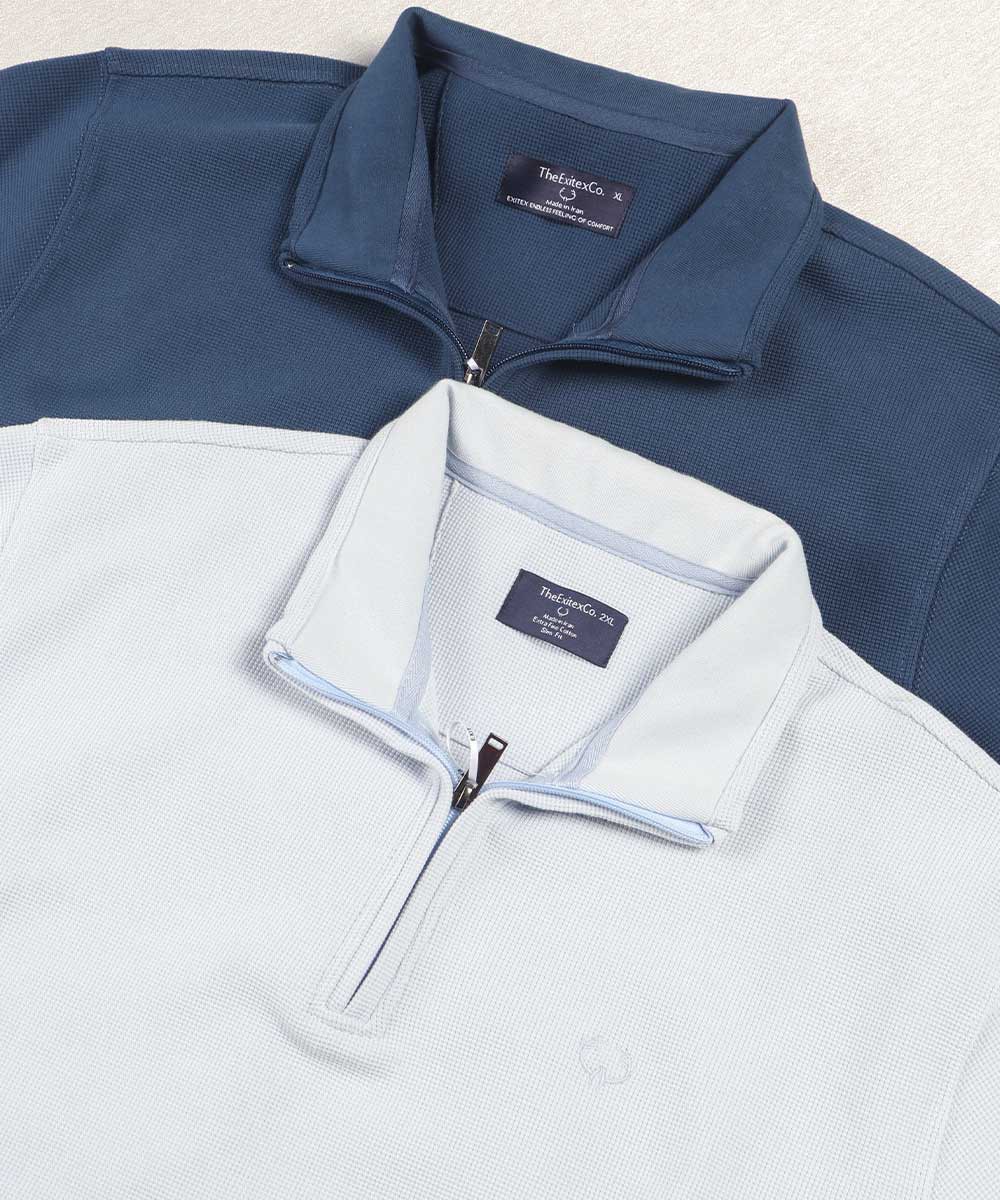 بافت مردانه نیم زیپ و ساده 8016