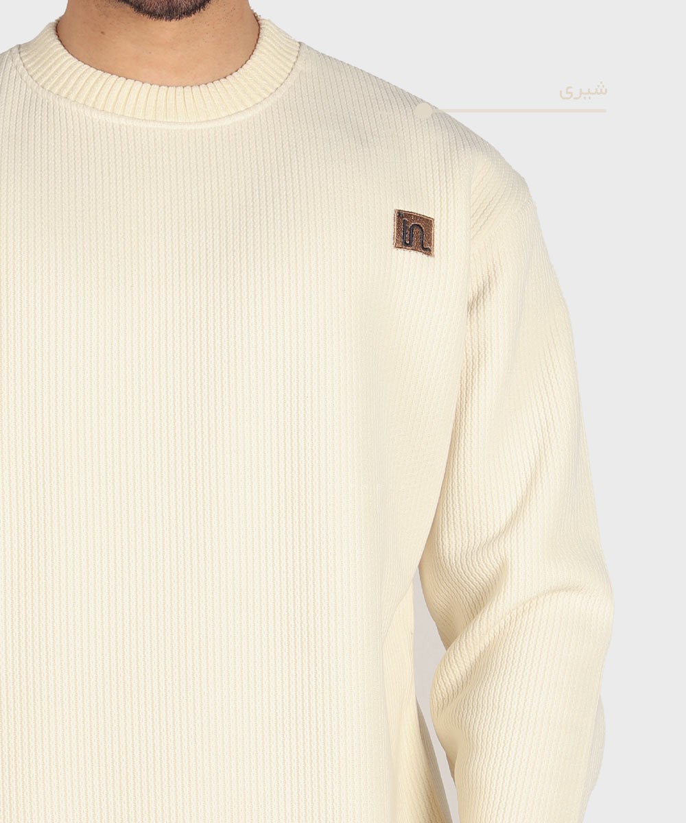 شیری عسلی مشکی پاییزه پلیور 7128  - تصویر 4