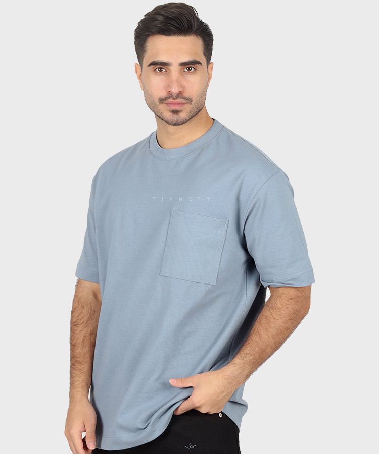                                                                 طوسی سفید سورمه ای مشکی آبی چرک زرشکی روشن سبز آبی تیشرت لش 2530  - تصویر 3