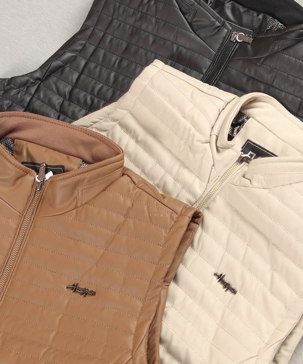                 استخوانی نسکافه ای مشکی زمستانه پافر 2547  - تصویر 2