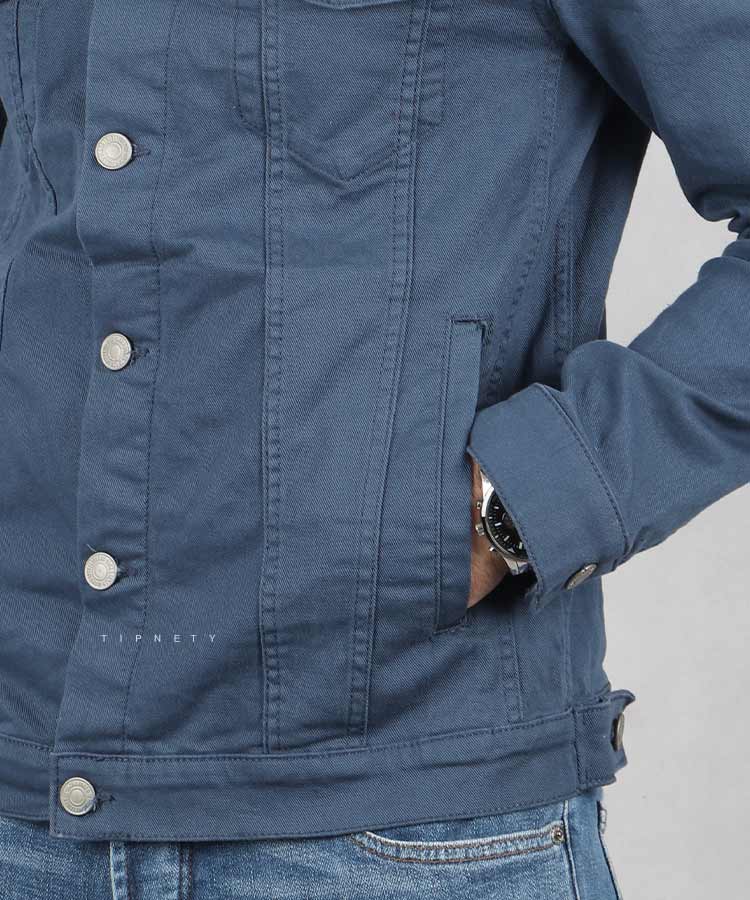                                                                                           مشکی کرم آبی سبز زمستانه کت جین 6019  - تصویر 3