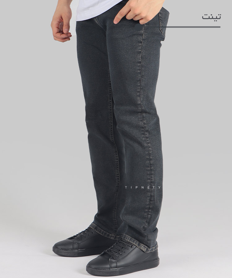 شلوار جین راسته مردانه ساده 3823