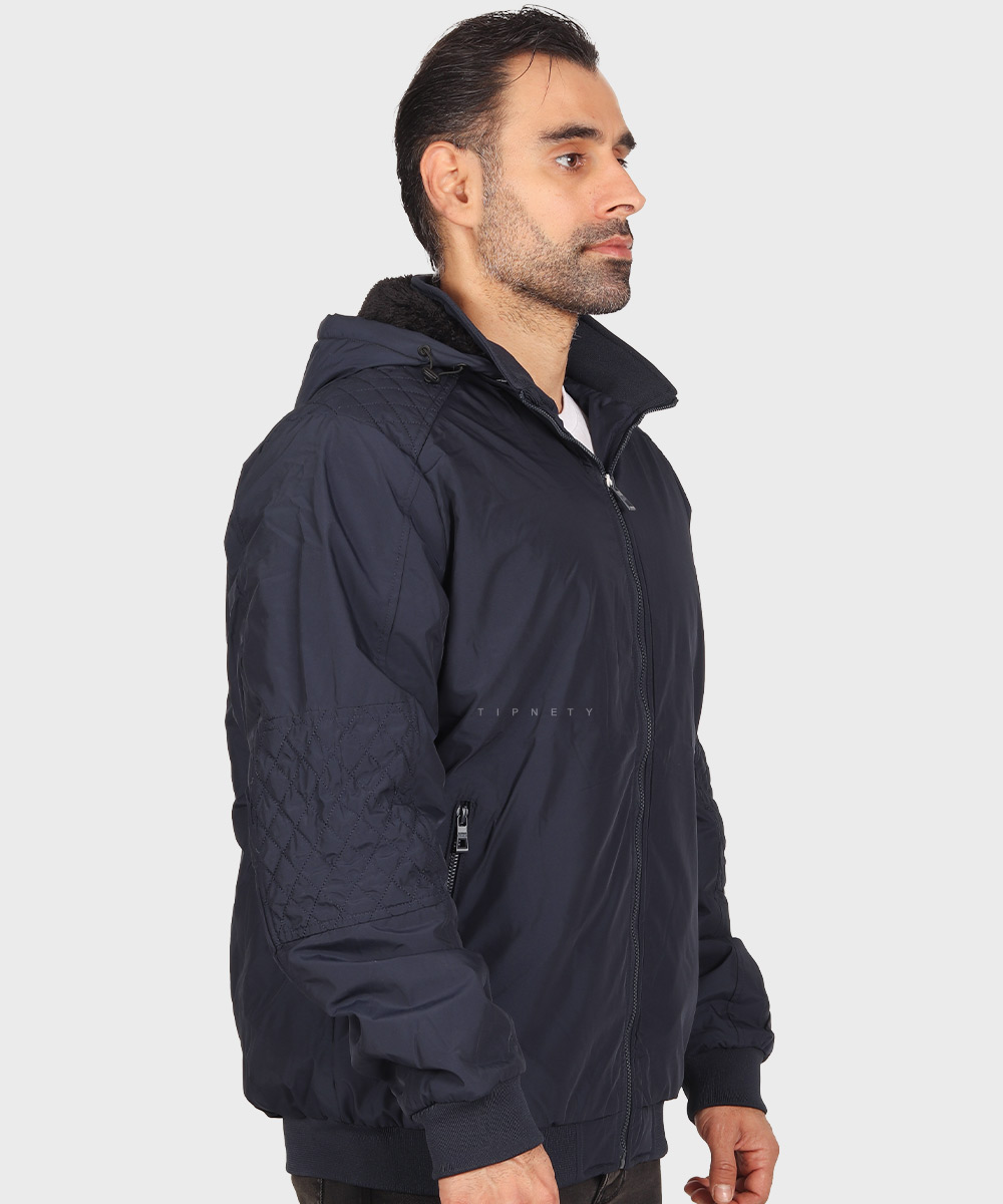         مشکی سورمه ای خاکی زمستانه کاپشن 9808  - تصویر 15