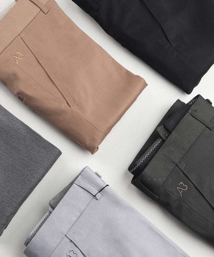 شلوار پارچه ای مردانه راسته 0772