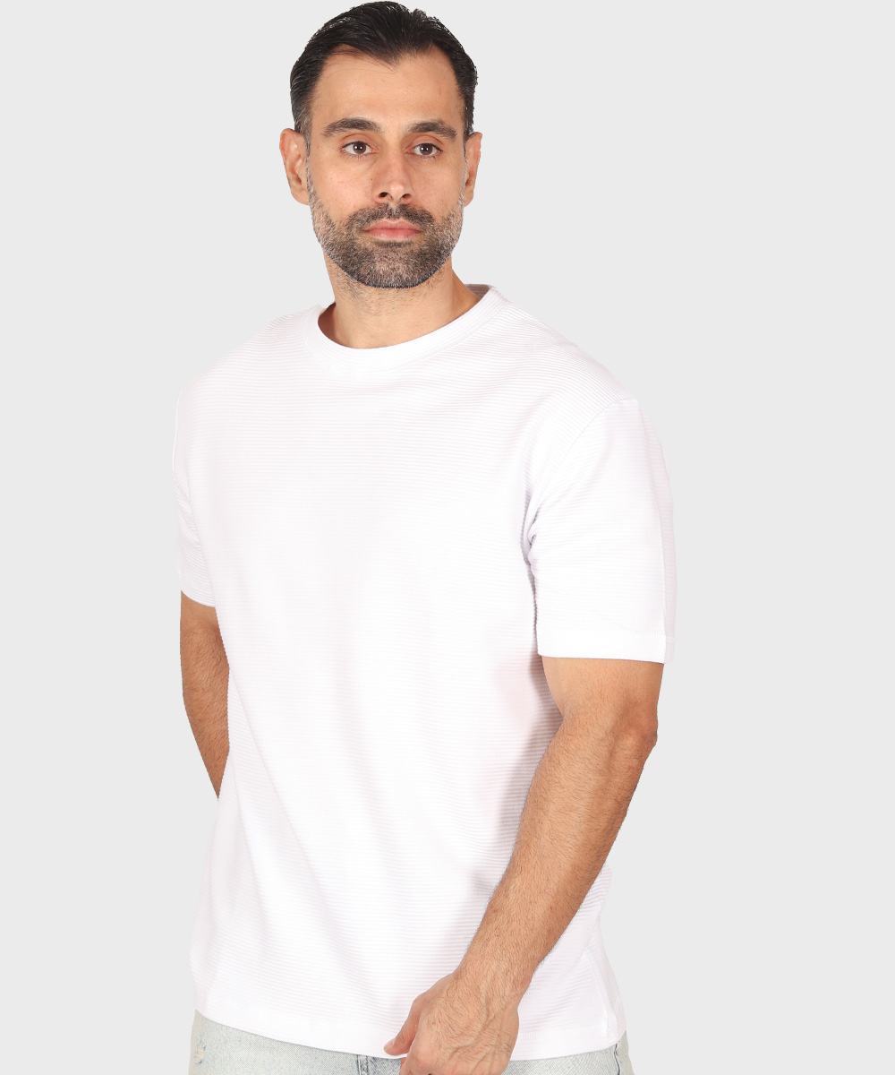 سفید مشکی تیشرت لش 1718  - تصویر 3